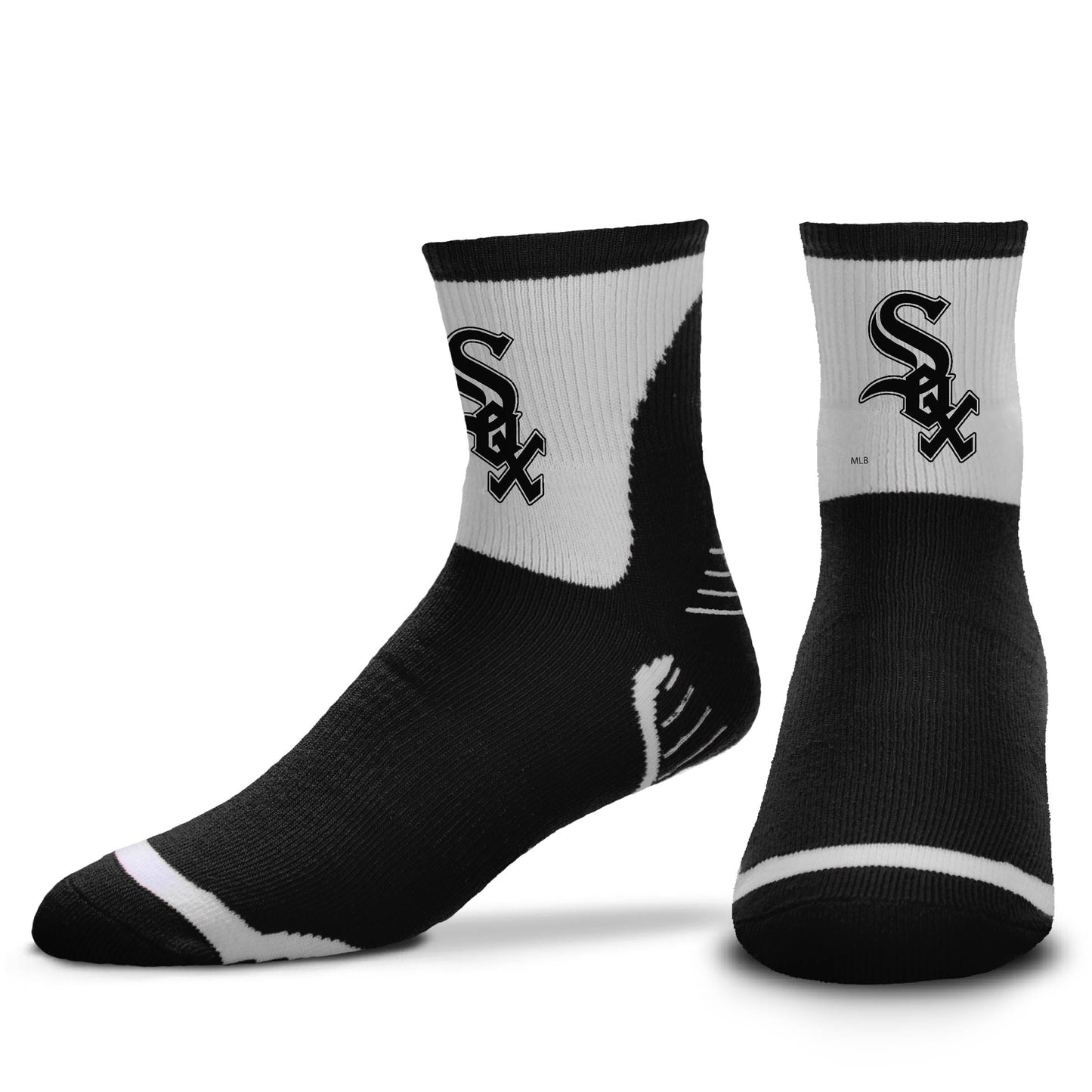 Men's Chicago White Sox SURGE FBF Crew Socks Official Sports Fan Gear