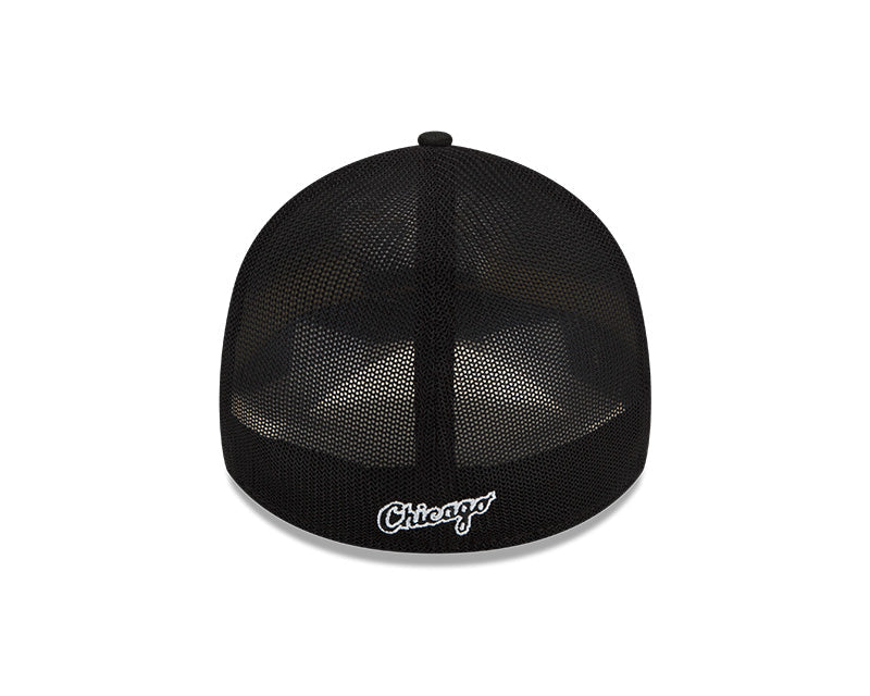 Men's Chicago White Sox New Era Black Batting Practice 39THIRTY Flex-Fit Hat Official Team Hat Sports Fan Cap