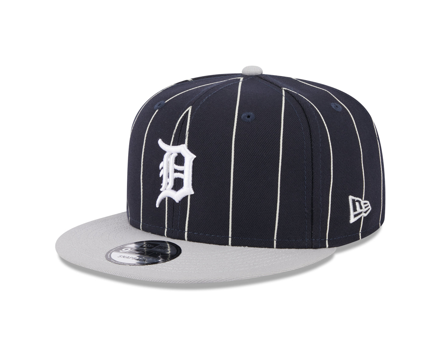 Detroit Tigers Navy/Gray Vintage New Era 9FIFTY Snapback Hat Official Team Hat Sports Fan Cap