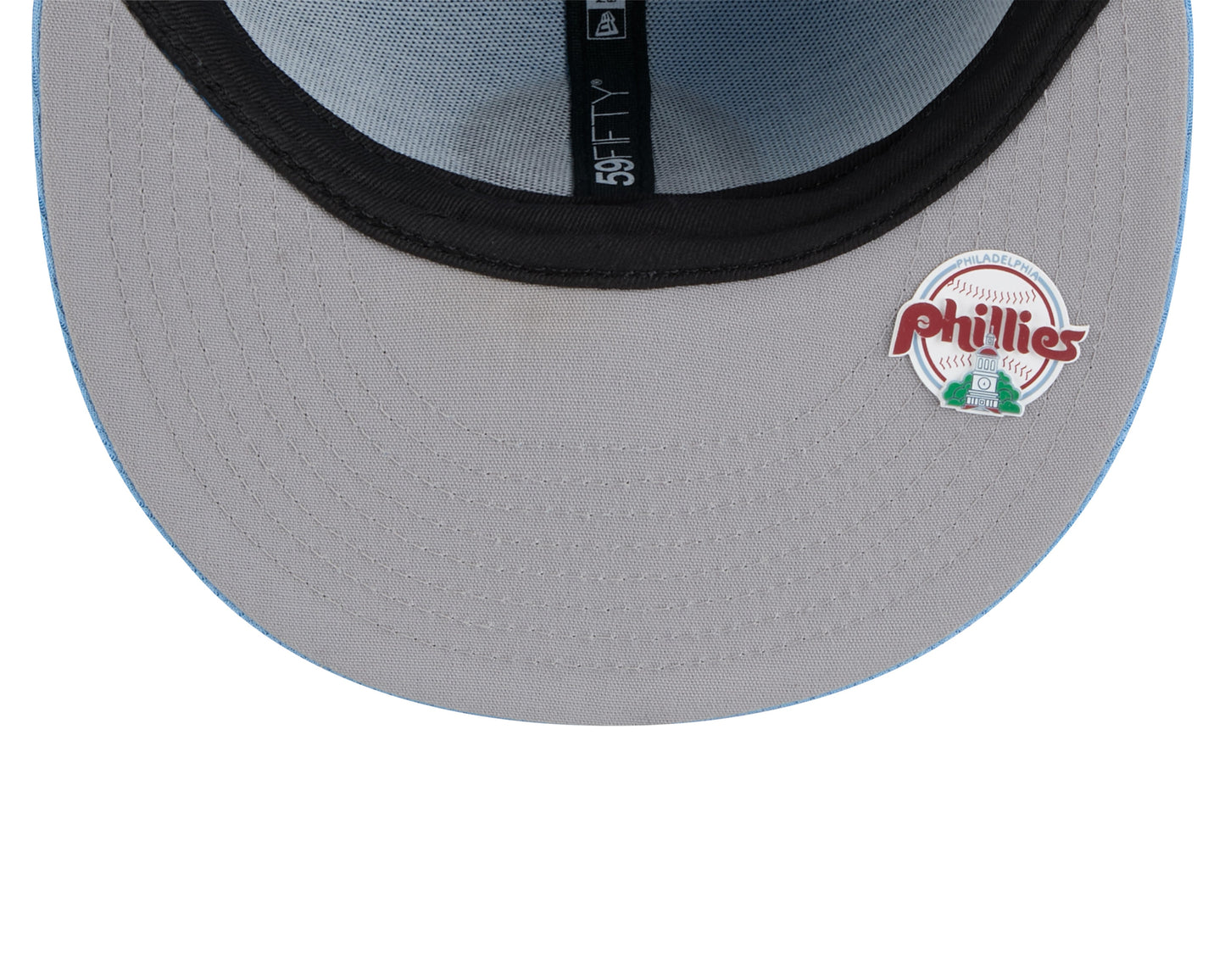 Philadelphia Phillies New Era Blue Alternate 2025 Clubhouse 59FIFTY Fitted Hat Official Team Hat Sports Fan Cap