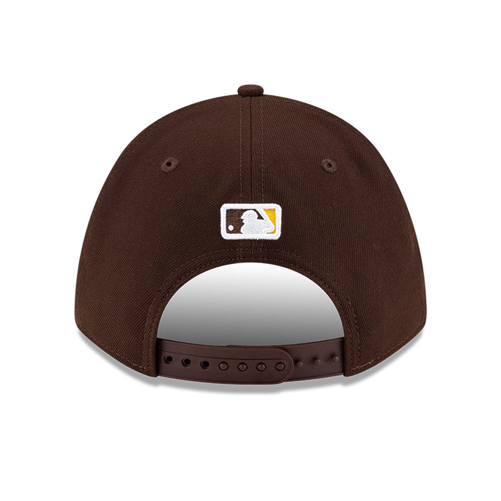 San Diego Padres Brown New Era Player Replica M-Crown 9FORTY Adjustable Hat Official Team Hat Sports Fan Cap