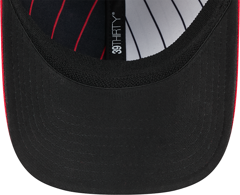 Chicago White Sox 2025 City Connect Alternate Black/Red New Era 39THIRTY Flex Fit Hat Official Team Hat Sports Fan Cap