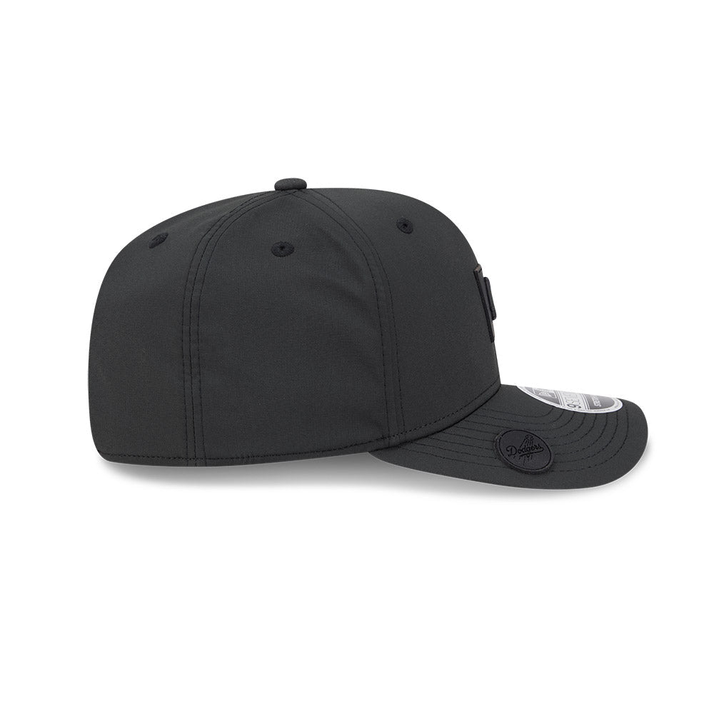 Los Angeles Dodgers New Era 2026 Clubhouse 9SEVENTY Stretch Snap Adjustable Hat-Black Tonal Official Team Hat Sports Fan Cap