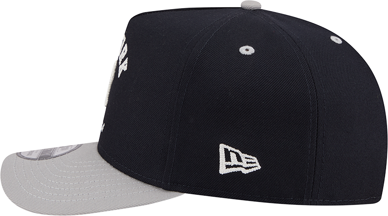 New York Yankees New Era Arched Navy A-Frame 9FIFTY Snapback Hat Official Team Hat Sports Fan Cap