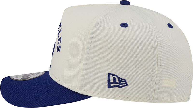 Los Angeles Dodgers New Era Arched Ivory A-Frame 9FIFTY Snapback Hat Official Team Hat Sports Fan Cap