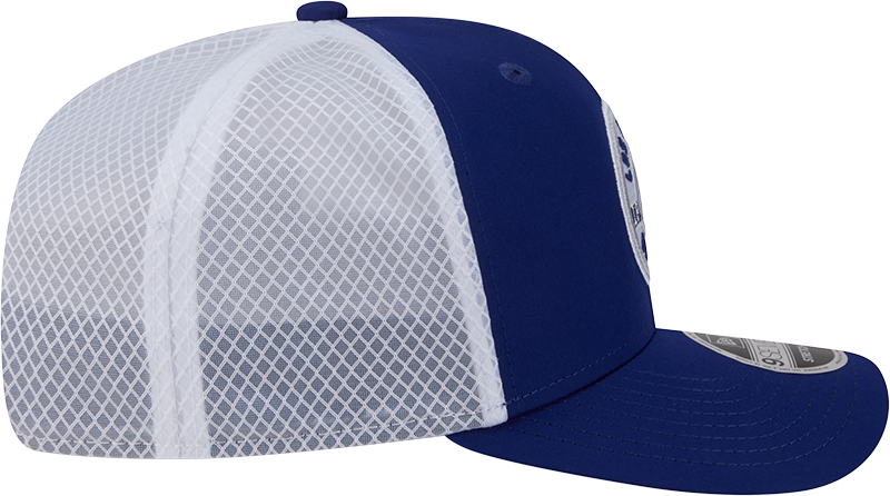 Men's Los Angeles Dodgers New Era Circle Patch 9SEVENTY Trucker Adjustable Hat Official Team Hat Sports Fan Cap