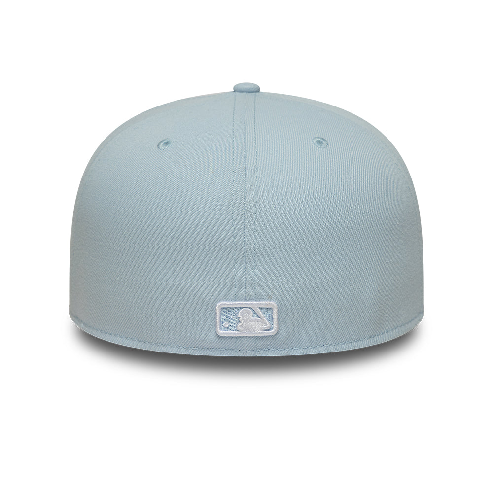 Los Angeles Dodgers MLB City Icon 59FIFTY Fitted New Era Sky Blue Official Team Hat Sports Fan Cap