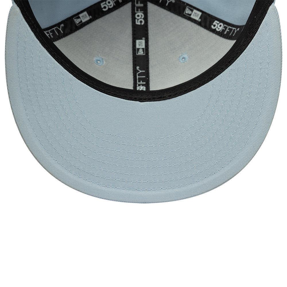 Los Angeles Dodgers MLB Floral 59Fifty New Era Light Blue Official Team Hat Sports Fan Cap