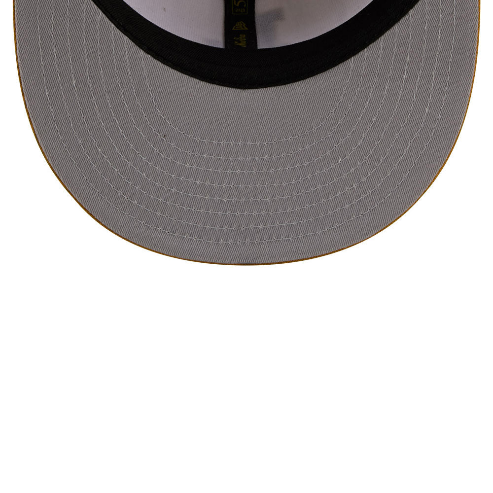 Los Angeles Dodgers MLB 5950Day New Era Cream/Gold Official Team Hat Sports Fan Cap