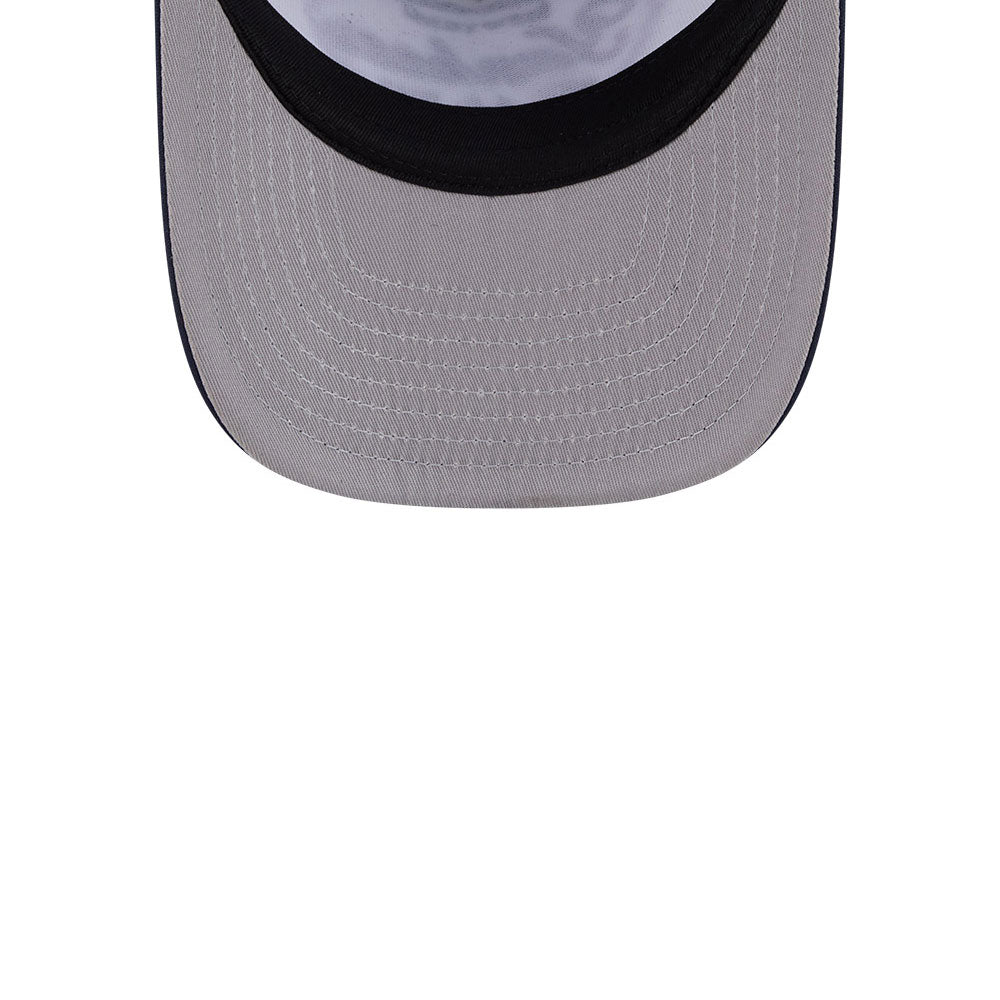 New York Yankees MLB 5950 Day Fitted Trucker A-Frame New Era White/Navy Official Team Hat Sports Fan Cap