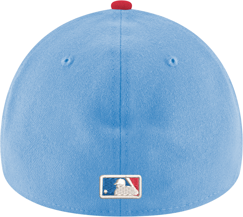 Chicago Cubs 2nd Alternate Sky Blue/Royal New Era 39THIRTY Flex Hat Official Team Hat Sports Fan Cap