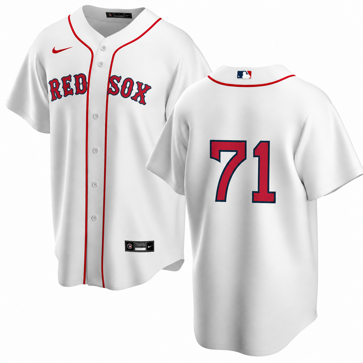 Men's Nike Boston Red Sox Connelly Early #71 Home Official Replica Player Jersey Official Team Jersey Sports Fan Apparel