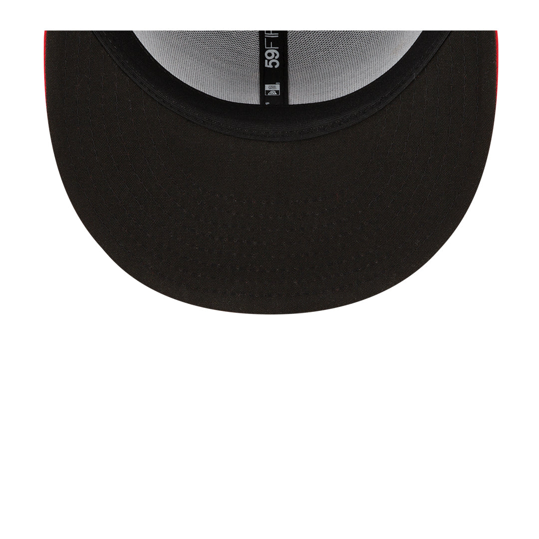 Men's Anaheim Angels New Era Navy/Red Alternate On-Field 59FIFTY Fitted Hat Official Team Hat Sports Fan Cap