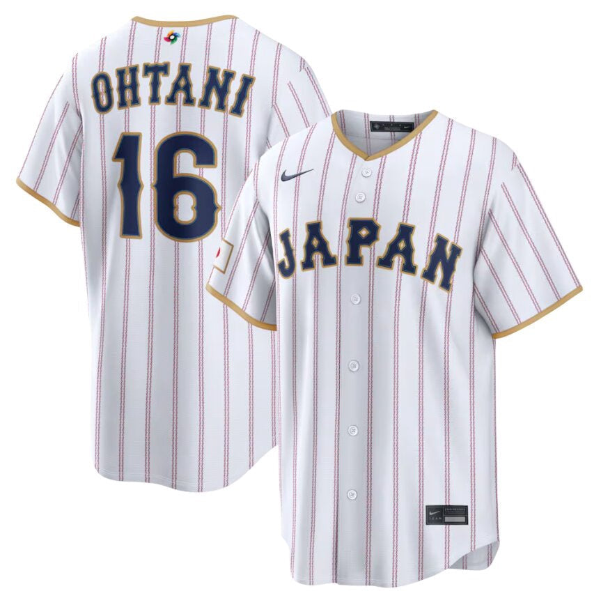 Shohei Ohtani Japan World Baseball Classic MLB Home Stadium Jersey Nike Official Team Jersey Sports Fan Apparel