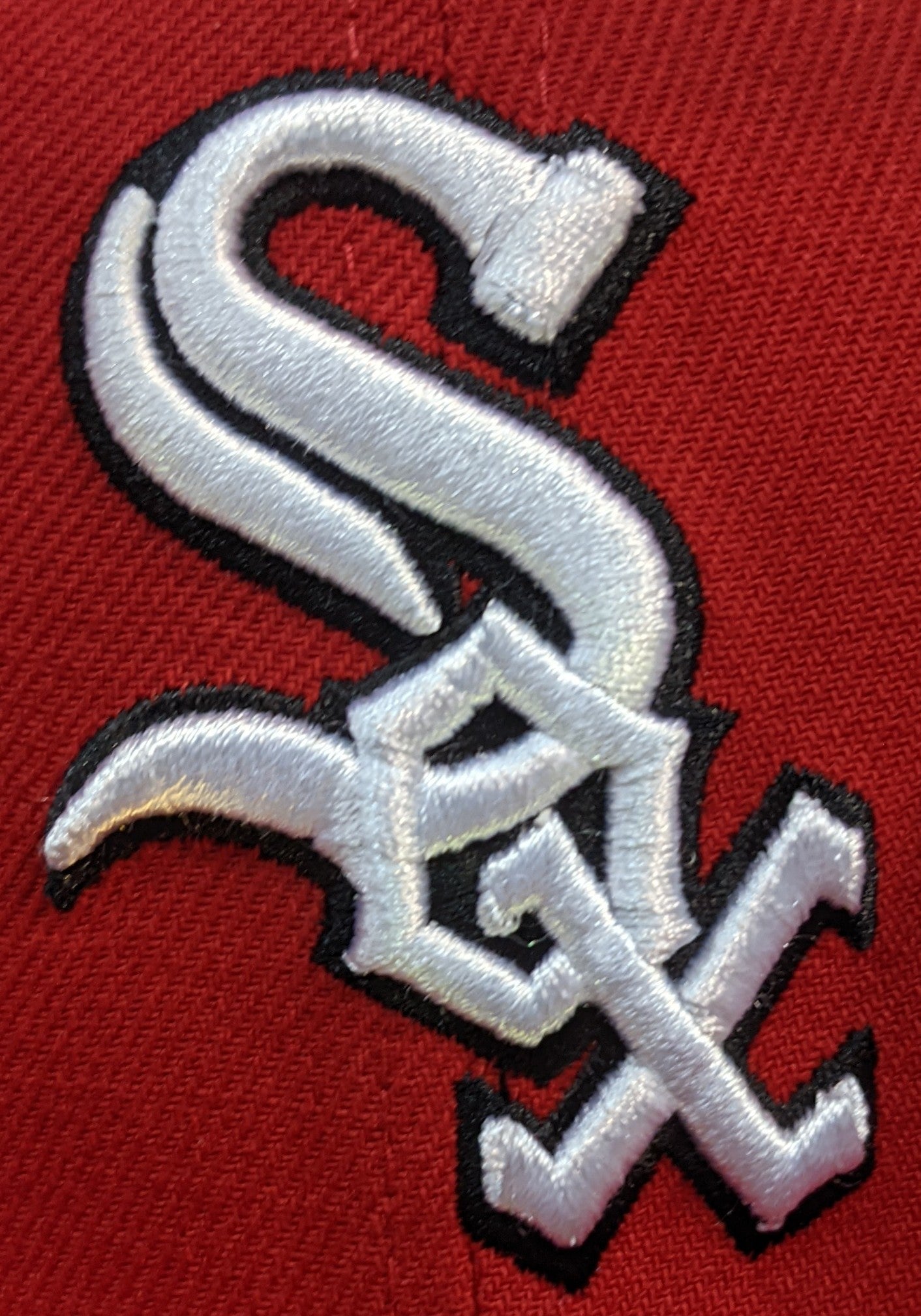 Chicago White Sox Primary Logo Red New Era 59FIFTY Fitted Hat Official Team Hat Sports Fan Cap