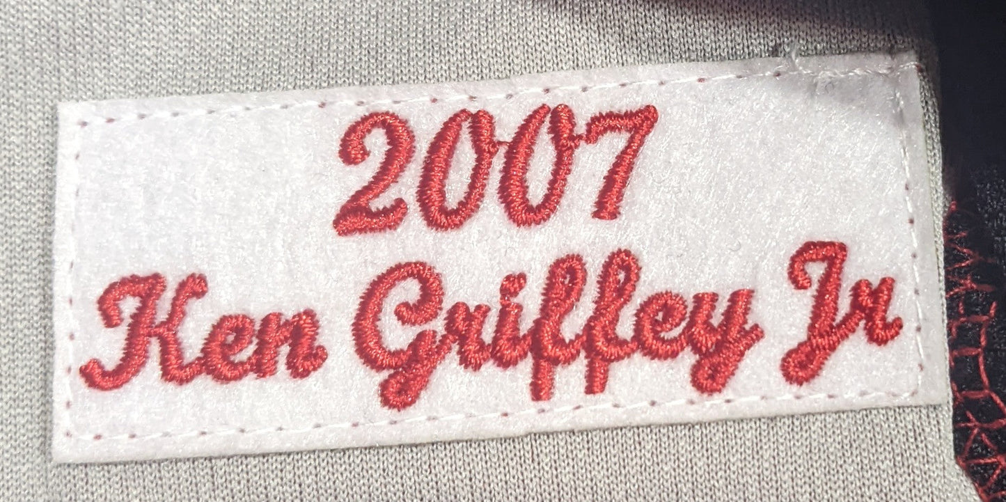 Men's Cincinnati Reds Ken Griffey Jr. Mitchell & Ness 2007 Red Cooperstown Collection Batting Practice Jersey Official Team Jersey Sports Fan Apparel