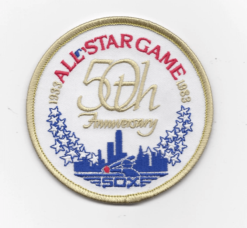 Chicago White Sox 50th Anniversary All Star Game Alternate Jersey Sleeve Patch Official Team Jersey Sports Fan Apparel