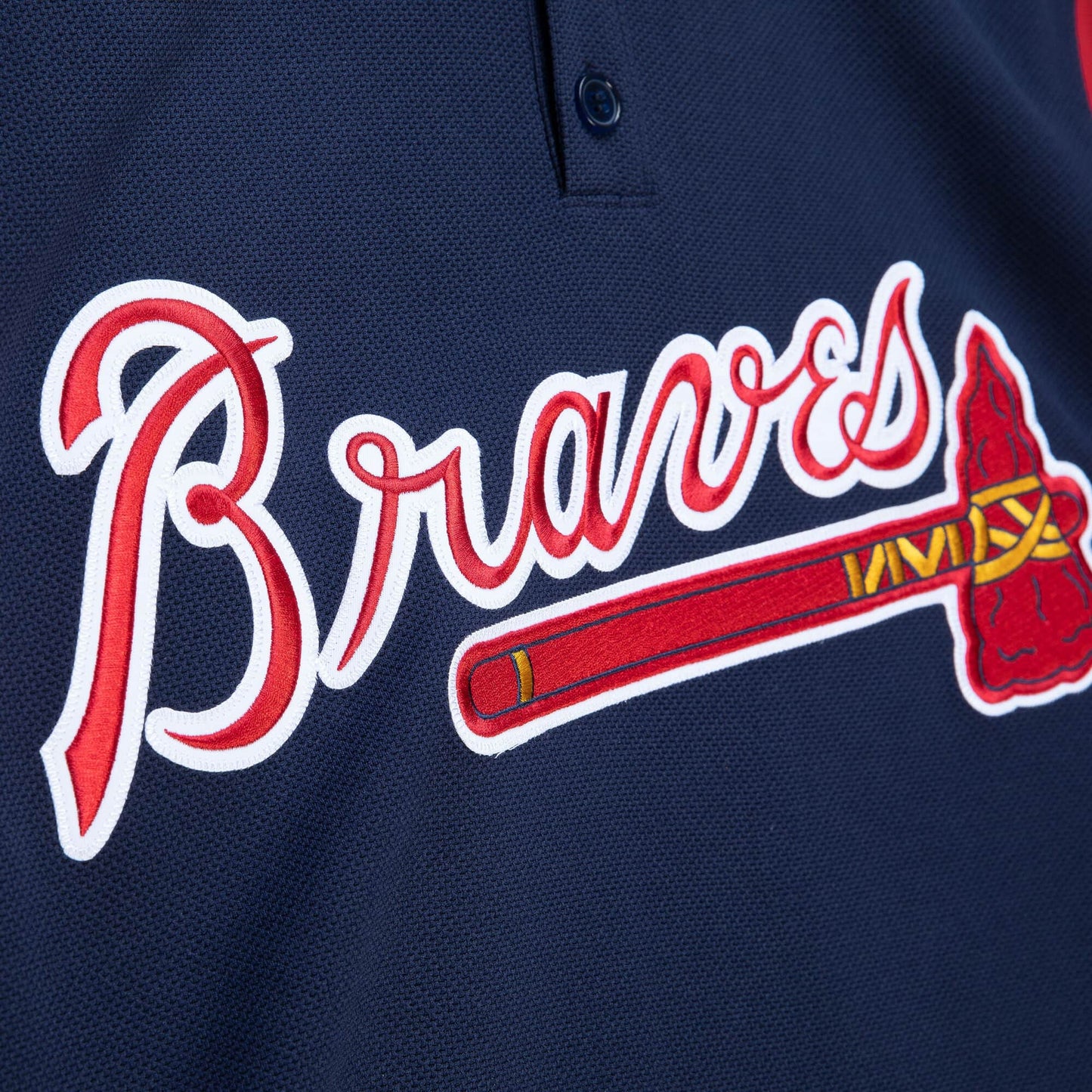 Men's Atlanta Braves Greg Maddux 2003 Mitchell & Ness Navy Cooperstown Batting Practice Jersey Official Team Jersey Sports Fan Apparel