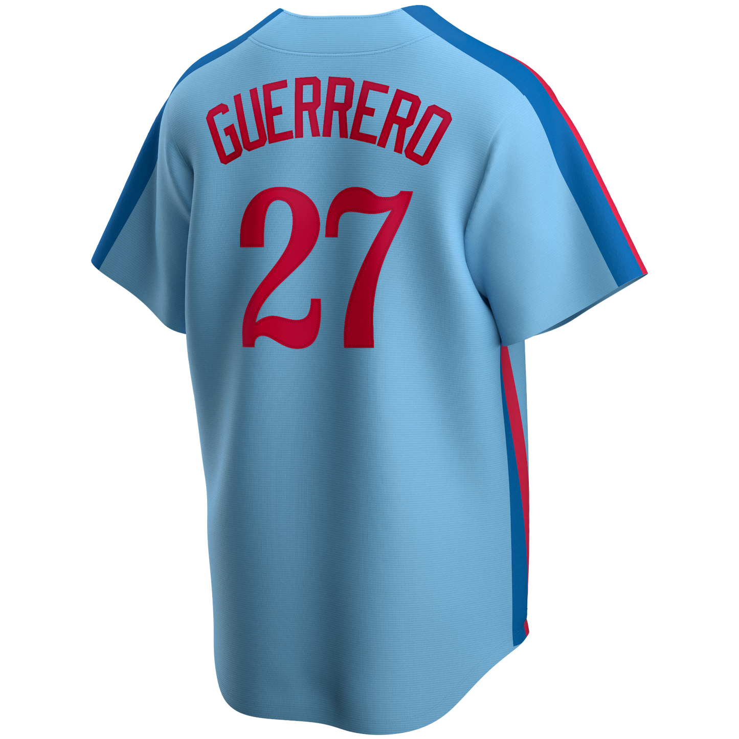 Men's Montreal Expos Vladimir Guerrero Nike Light Blue Road Cooperstown Collection Team Jersey Official Team Jersey Sports Fan Apparel