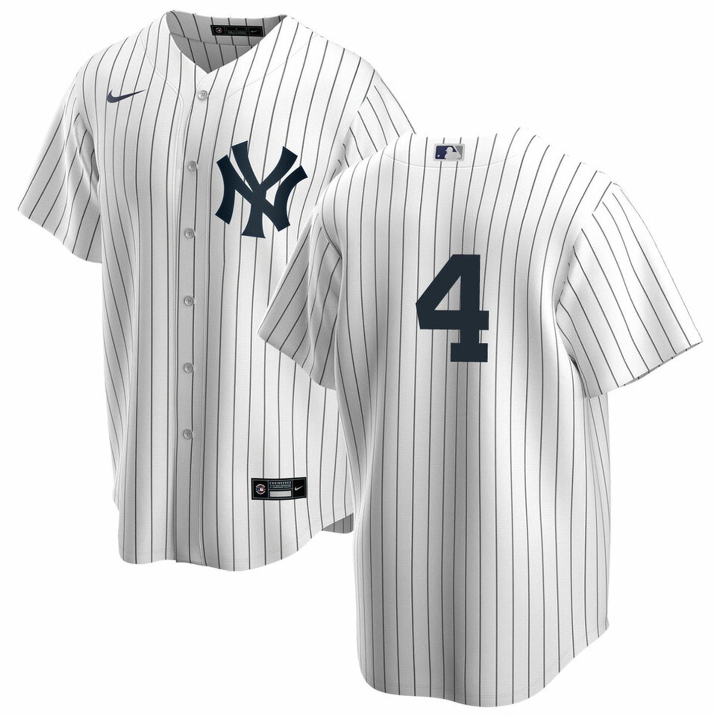 Men's Nike Lou Gehrig #4 White New York Yankees Home Official Replica Player Jersey Official Team Jersey Sports Fan Apparel
