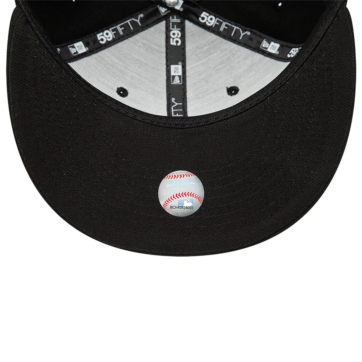 Chicago White Sox MLB League Essential 59FIFTY Fitted New Era Black/Black Official Team Hat Sports Fan Cap