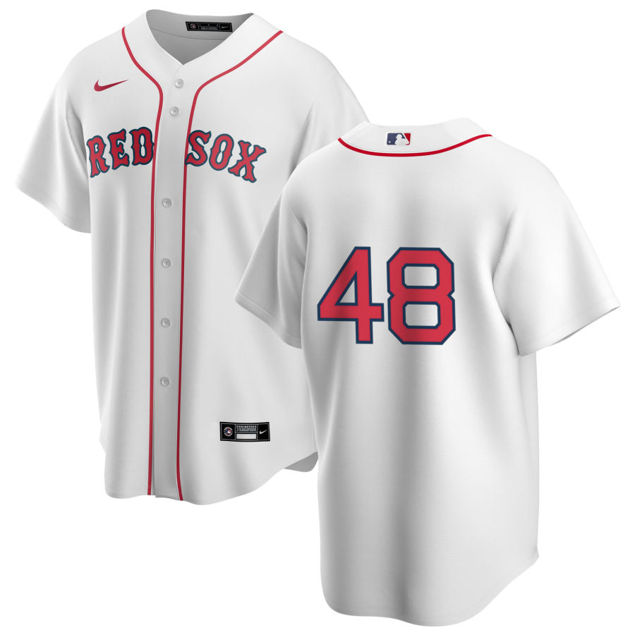 Men's Nike Boston Red Sox Lee Smith #48 Home Official Replica Player Jersey Official Team Jersey Sports Fan Apparel