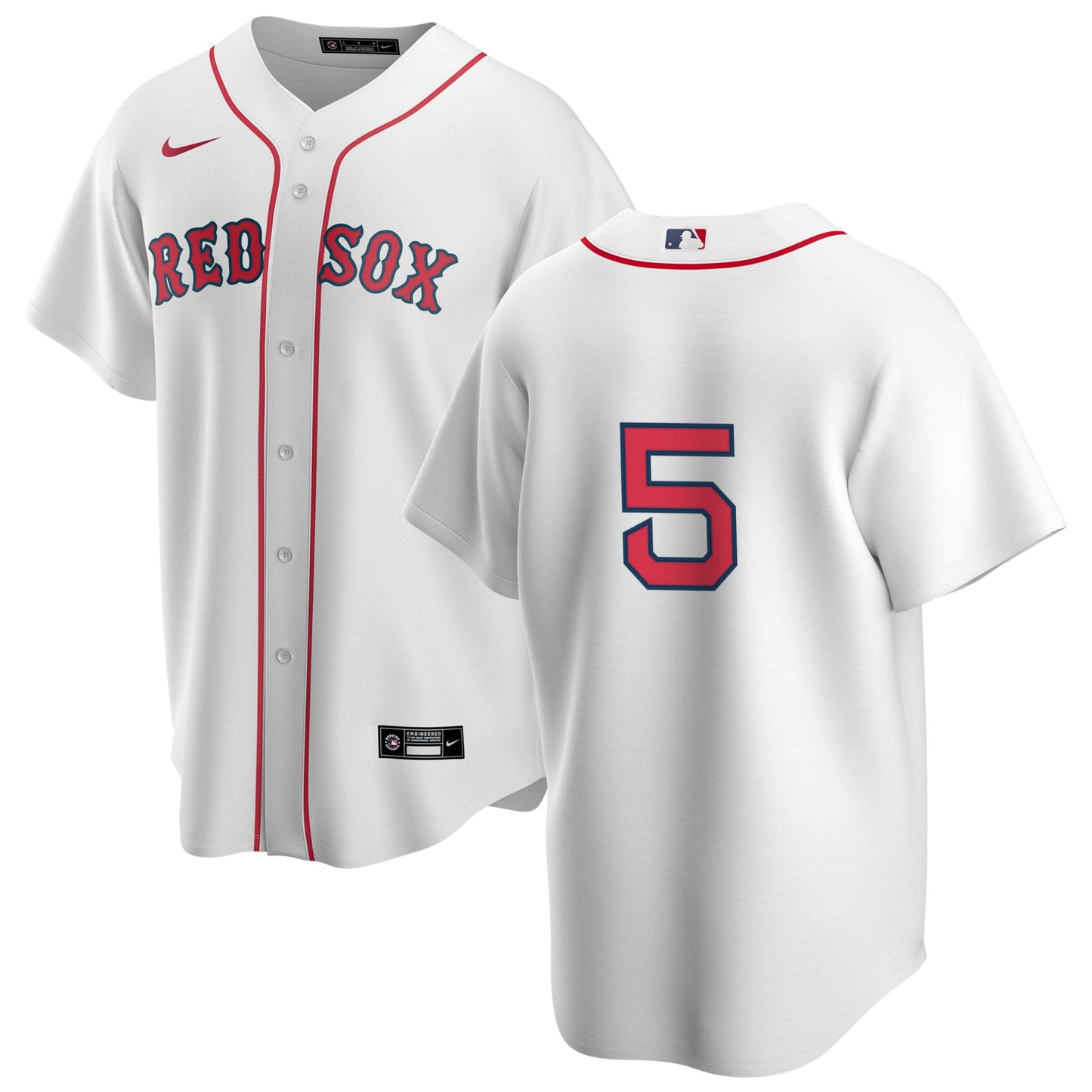 Men's Nike Boston Red Sox Nomar Garciaparra #5 Home Official Replica Player Jersey Official Team Jersey Sports Fan Apparel