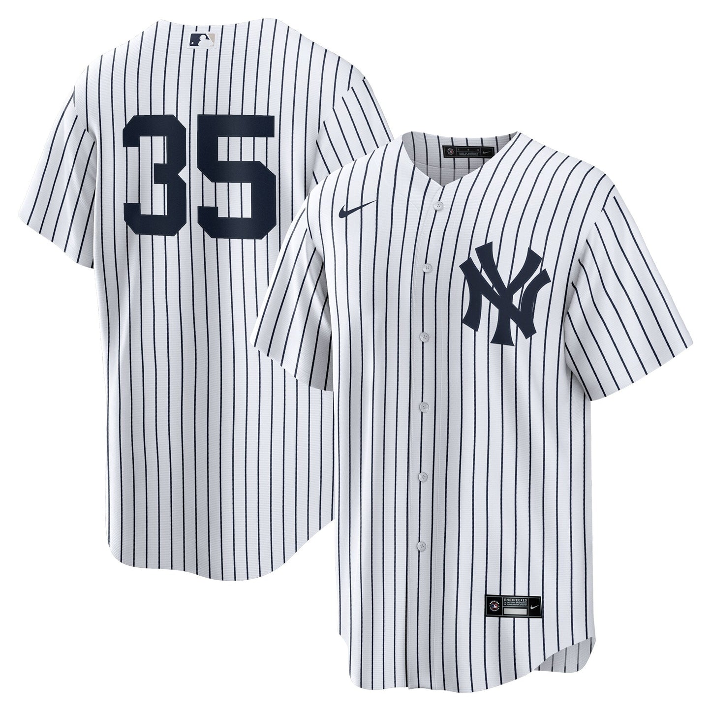 Men's Nike Cody Bellinger #35 White New York Yankees Home Official Replica Player Jersey Official Team Jersey Sports Fan Apparel
