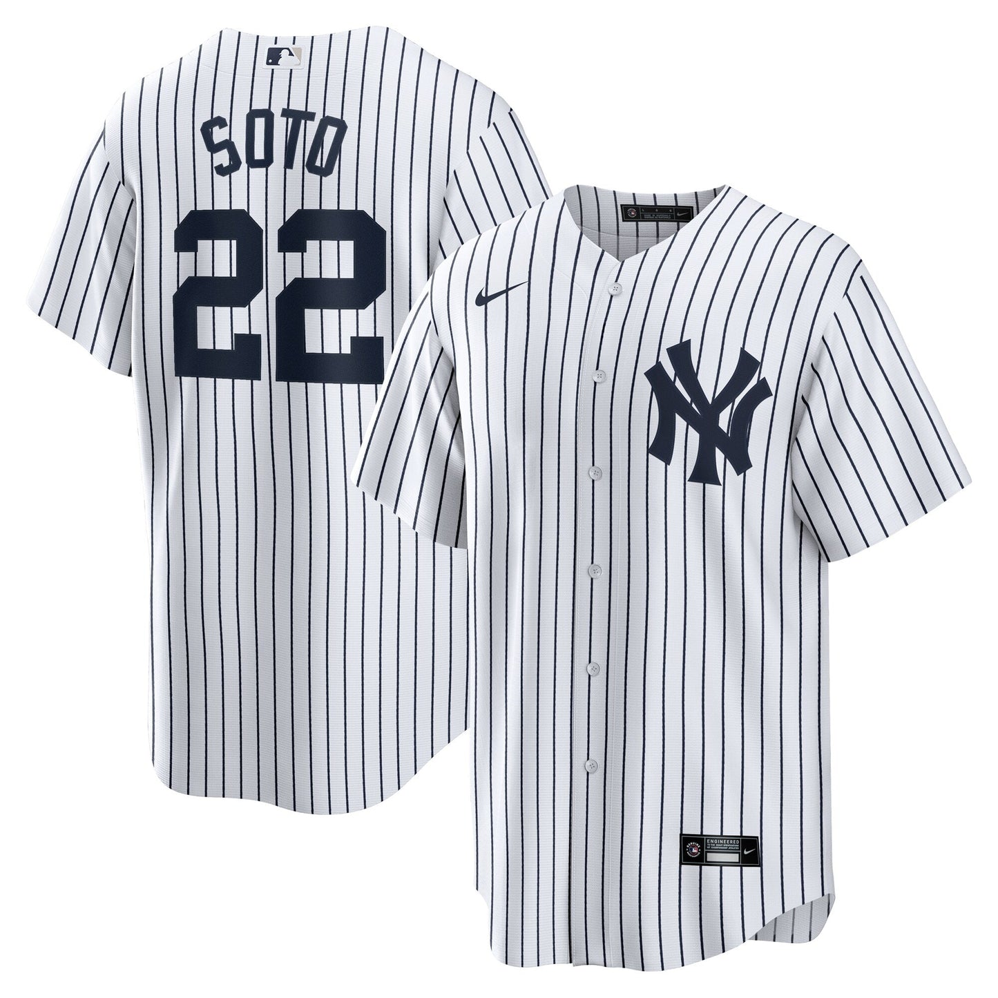 Youth New York Yankees Juan Soto Nike White Home Replica Player Jersey With Name Official Team Jersey Sports Fan Apparel
