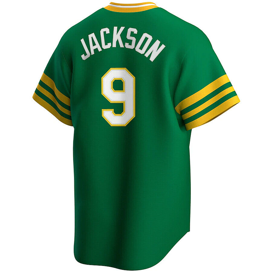 Reggie Jackson Oakland Athletics Nike Cooperstown Collection Player Jersey - Green Official Team Jersey Sports Fan Apparel