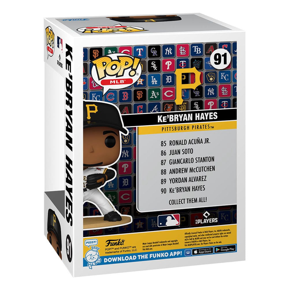 Funko – MLB POP! Vinyl Figure Pirates – Ke'Bryan Hayes – 9CM Official Sports Fan Gear
