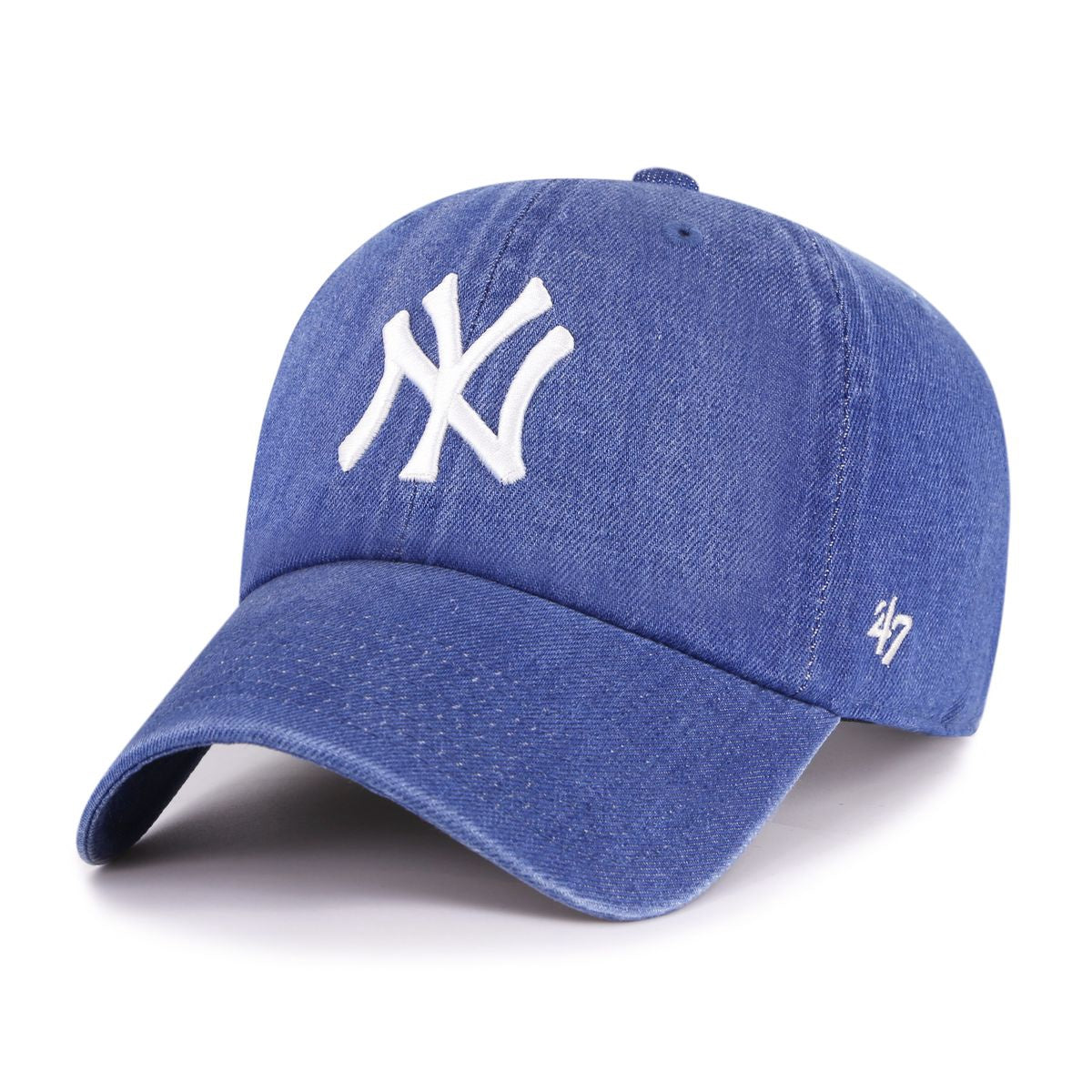 New York Yankees MLB Lennon '47 CLEAN UP Strapback Jean Official Team Hat Sports Fan Cap