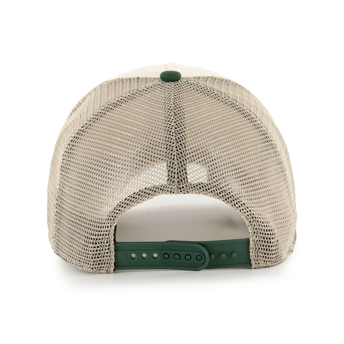 New York Yankees MLB Ballpark Mesh TT '47 Offside DT Beige/Green Official Sports Fan Gear