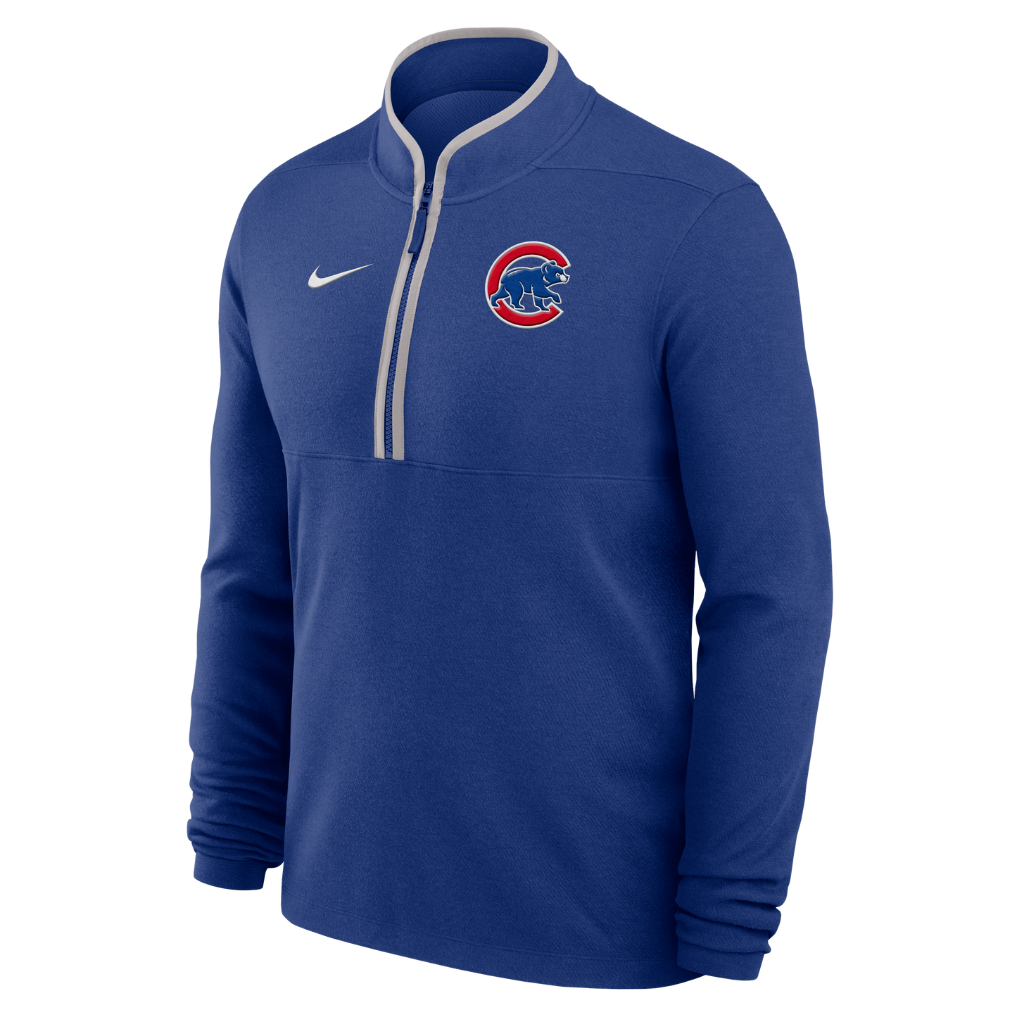 Mens Chicago Cubs Nike Royal Victory Half Zip Pullover