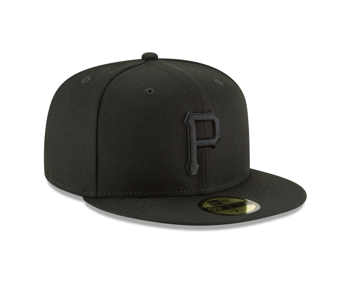 Men's Pittsburgh Pirates New Era Black Tonal 59FIFTY Fitted Hat Official Team Hat Sports Fan Cap