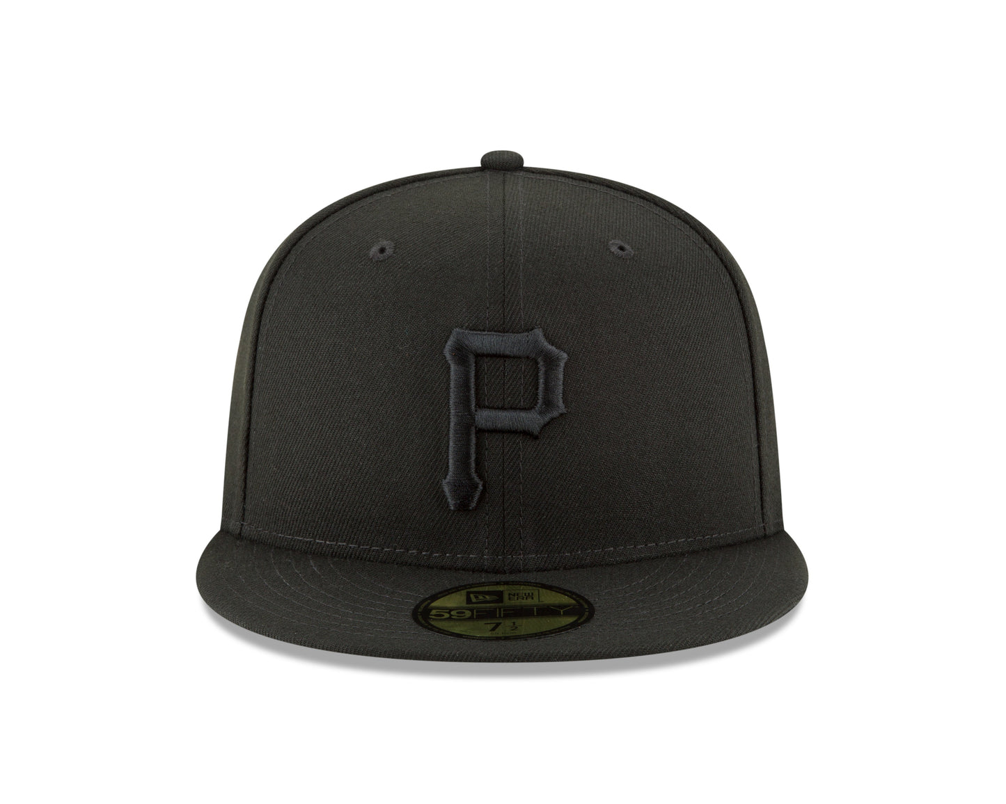 Men's Pittsburgh Pirates New Era Black Tonal 59FIFTY Fitted Hat Official Team Hat Sports Fan Cap