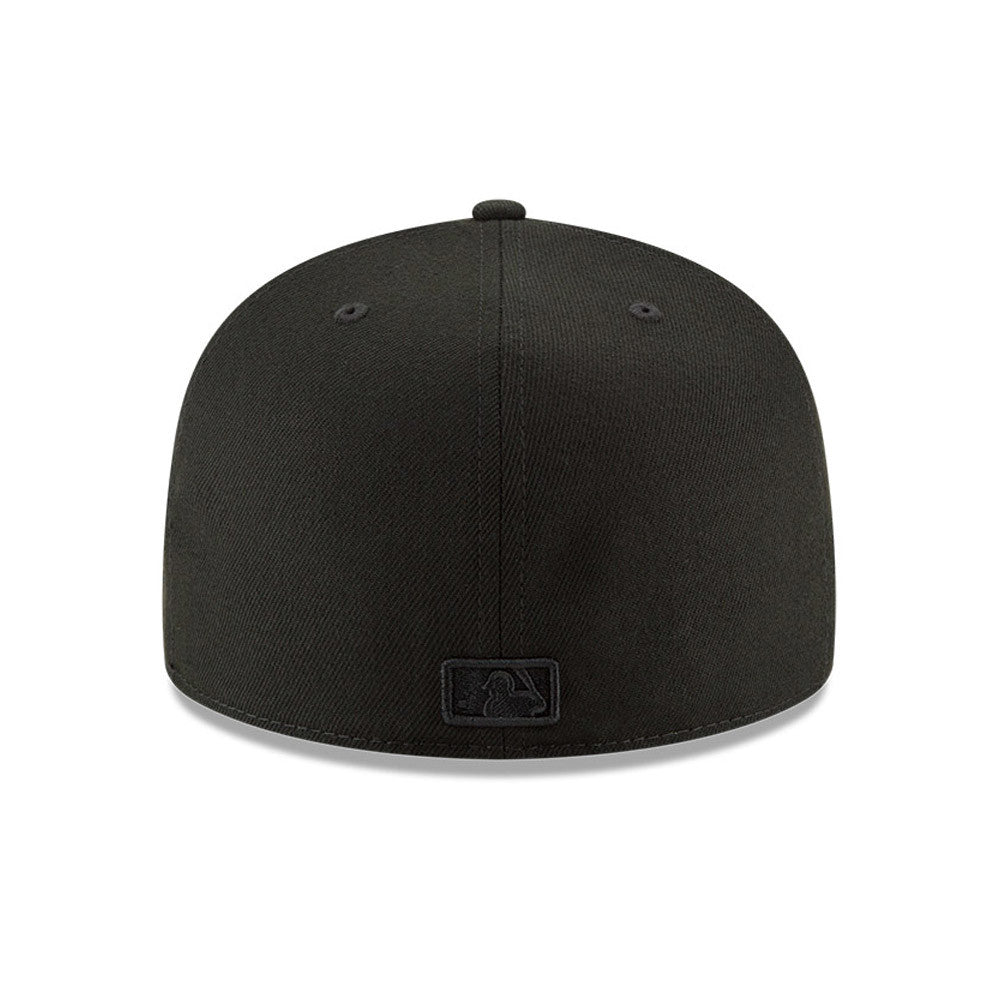 Boston Red Sox Black Tonal 59FIFTY Fitted Hat Official Team Hat Sports Fan Cap