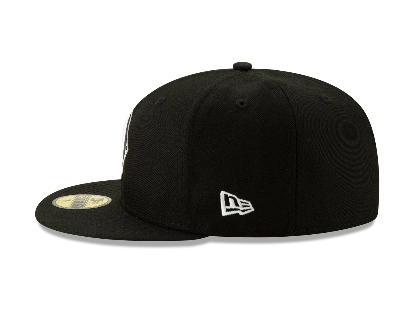 Chicago White Sox New Era Diamond Alternate Logo 59FIFTY Fitted Hat - Black Official Team Hat Sports Fan Cap
