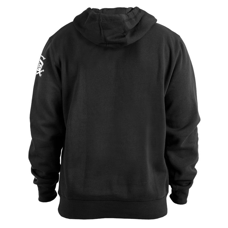Mens Chicago White Sox New Era Black Batting Practice Logo Hoodie