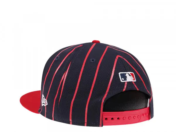 Atlanta Braves Navy/Red City Arch New Era 9FIFTY Snapback Hat Official Team Hat Sports Fan Cap