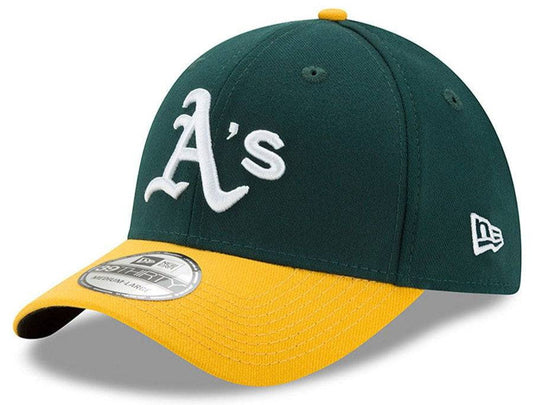 Men's Oakland Athletics New Era Green/Yellow MLB Team Classic 39THIRTY Flex Hat Official Team Hat Sports Fan Cap