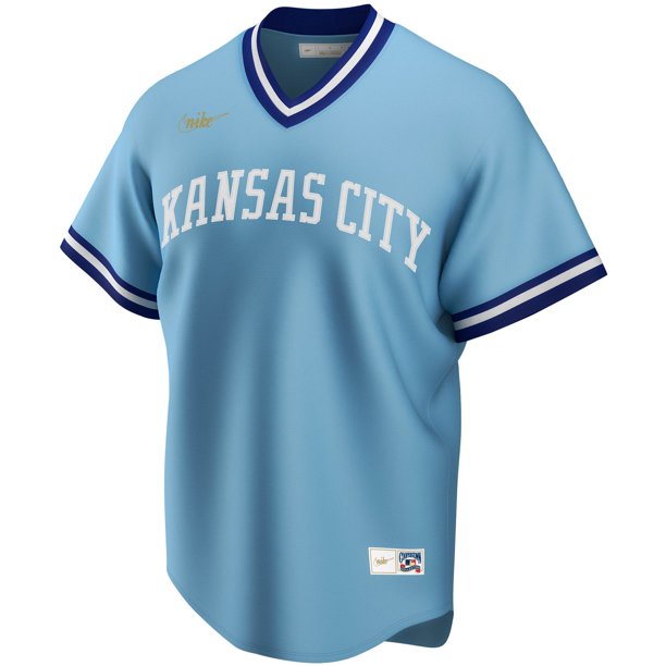 Men's Kansas City Royals George Brett Nike Light Blue Road Cooperstown Collection Team Jersey Official Team Jersey Sports Fan Apparel