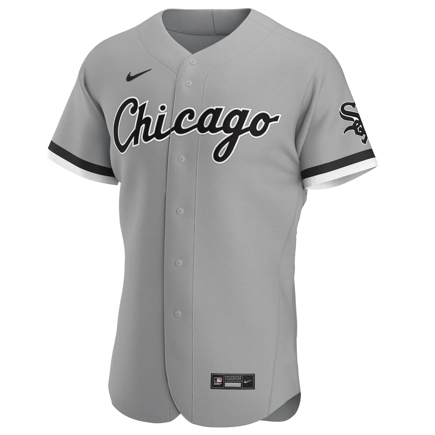 Men's Chicago White Sox Nike Gray Road Authentic Official Team Jersey Sports Fan Apparel