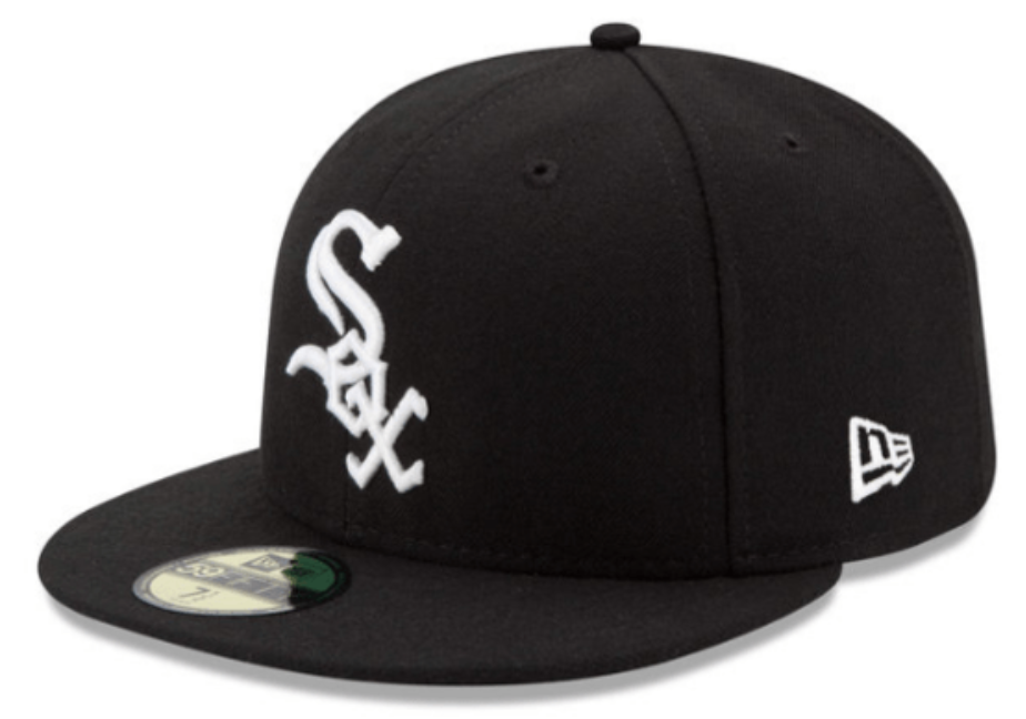 Men's Chicago White Sox New Era Black Game Authentic Collection On-Field 59FIFTY Fitted Hat Official Team Hat Sports Fan Cap