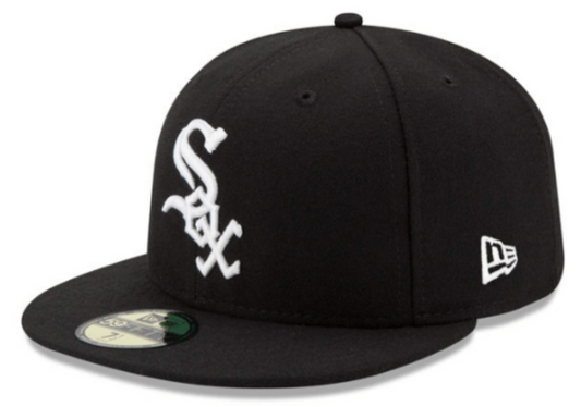 Men's Chicago White Sox New Era Black Game Authentic Collection On-Field 59FIFTY Fitted Hat Official Team Hat Sports Fan Cap