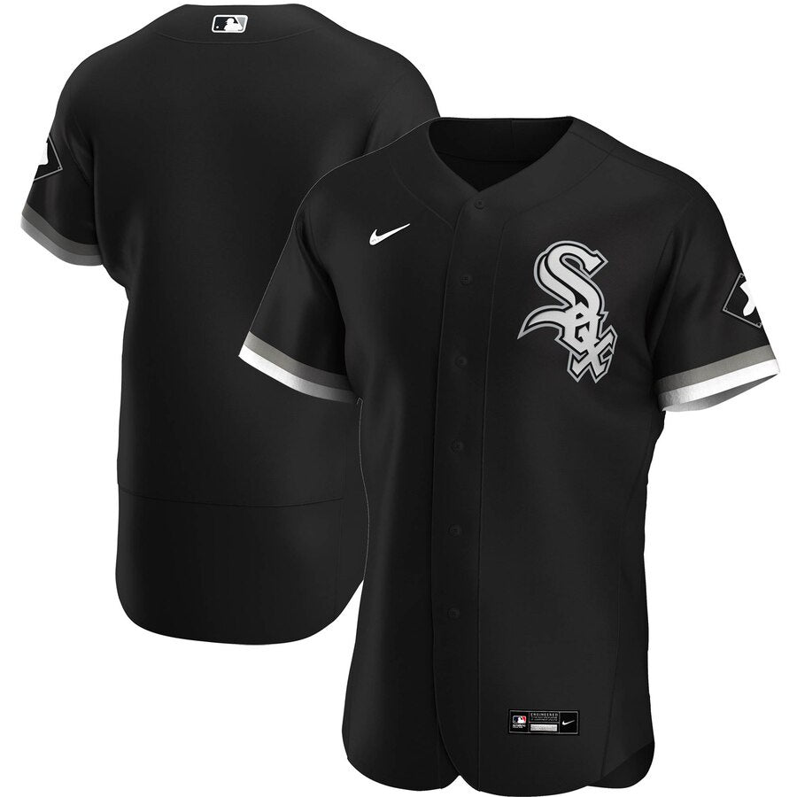 Men's Chicago White Sox Nike Black Alternate Authentic Official Team Jersey Sports Fan Apparel