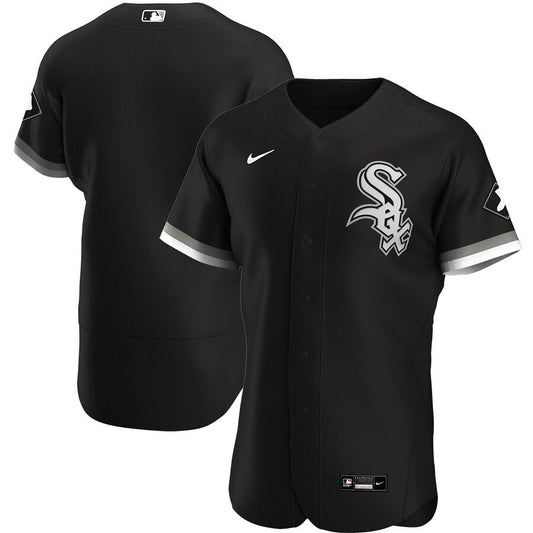 Men's Chicago White Sox Nike Black Alternate Authentic Official Team Jersey Sports Fan Apparel