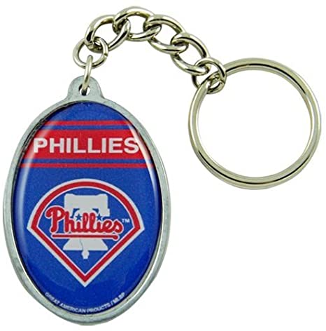 Philadelphia Phillies MLB Oval Keychain Official Sports Fan Gear