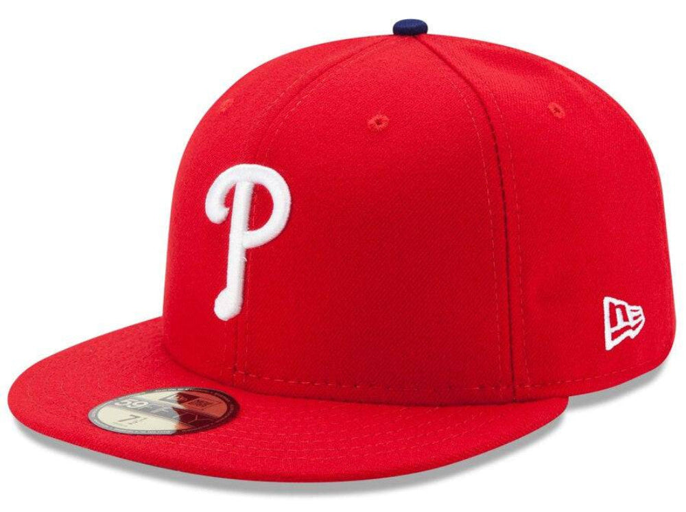 Men's Philadelphia Phillies Authentic Collection On-Field 59FIFTY Fitted Hat Official Team Hat Sports Fan Cap