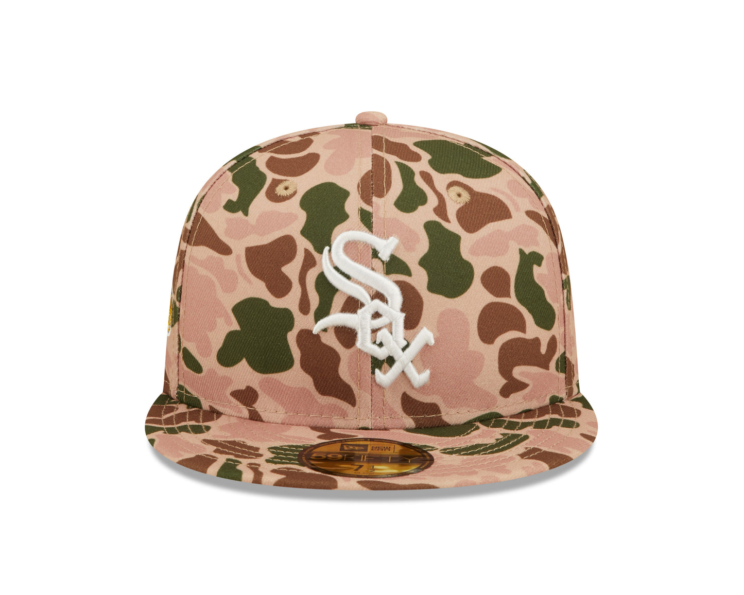 Chicago White Sox New Era 2005 World Series Duck Camo 59FIFTY Fitted Hat Official Team Hat Sports Fan Cap
